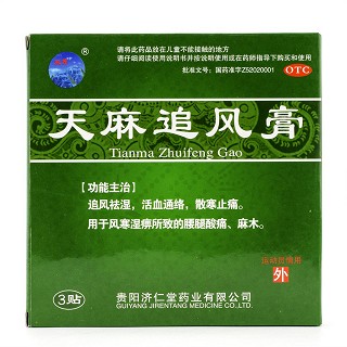 天麻追风膏