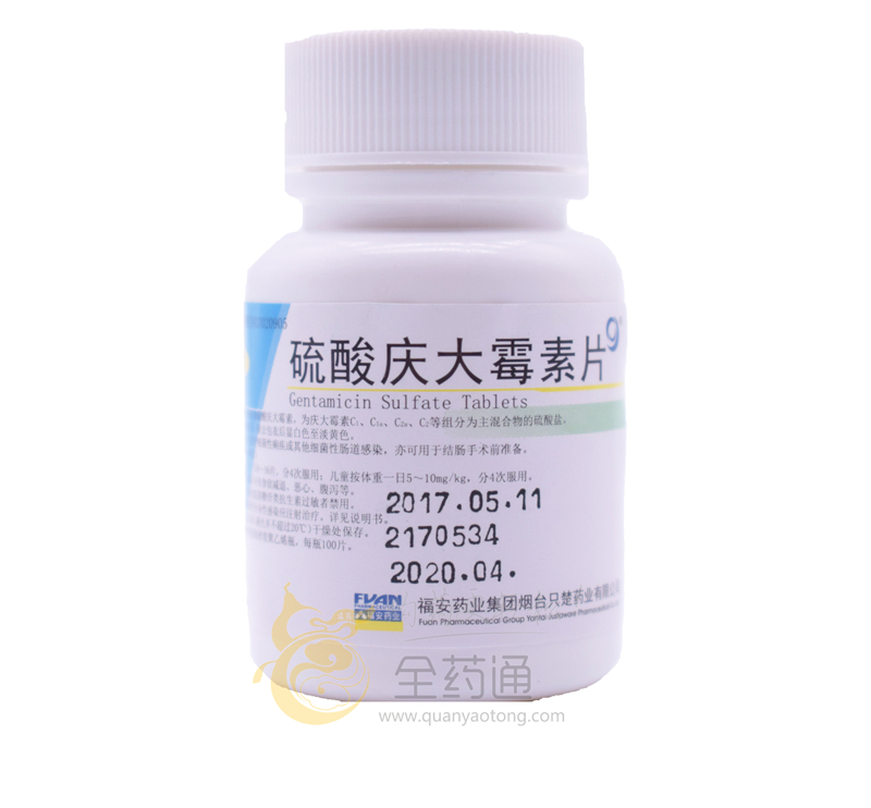 硫酸庆大霉素片